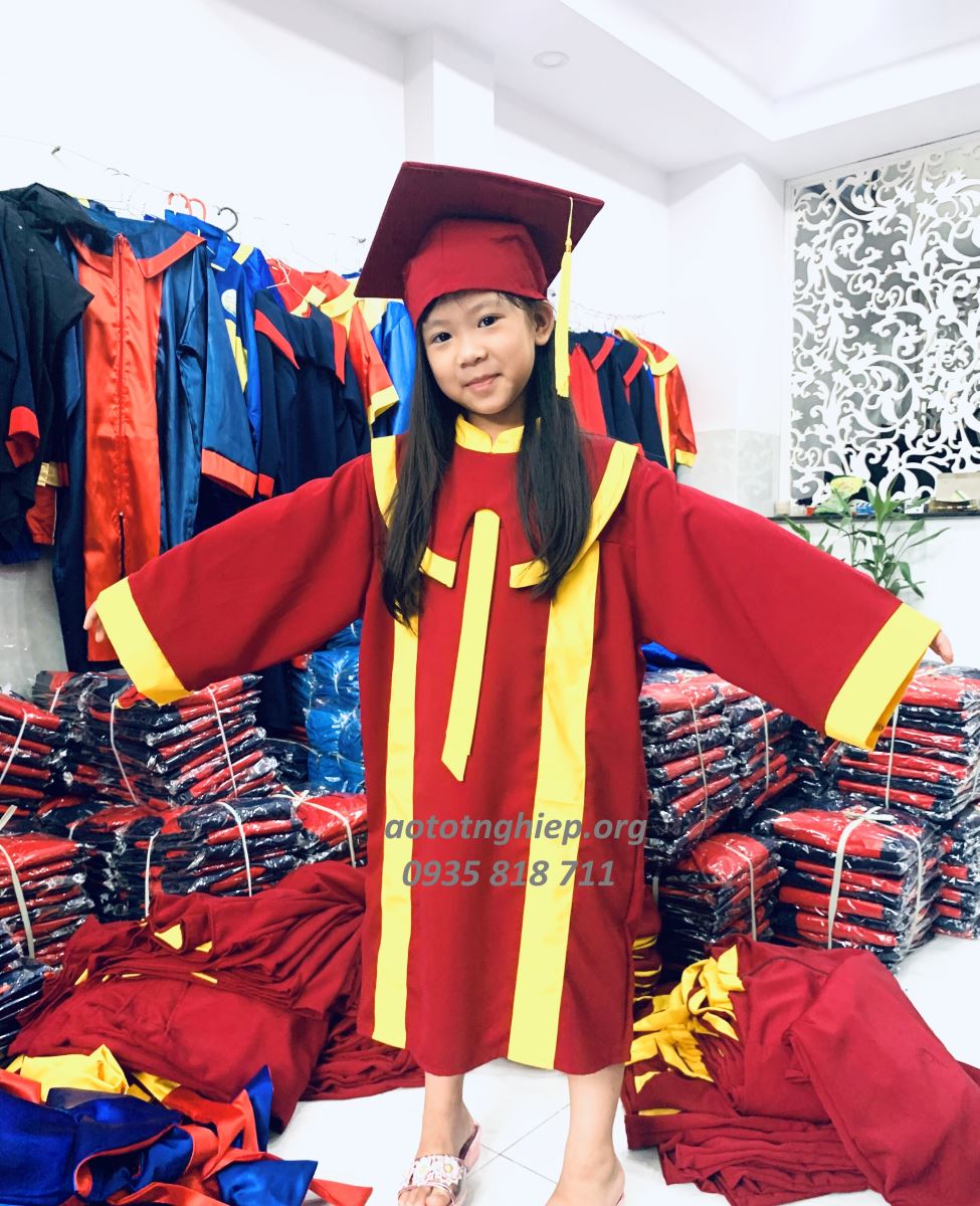 Aó Cử Nhân Tốt Nghiệp Mầm Non Mẫu giáo